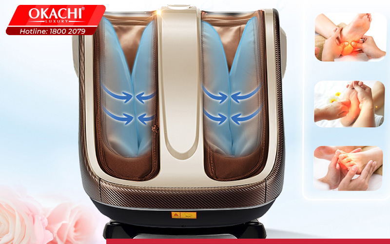 Những tác dụng của máy massage chân có lợi cho sức khỏe