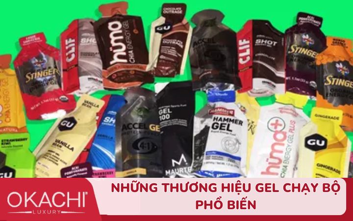 những gel chạy bộ phổ biến