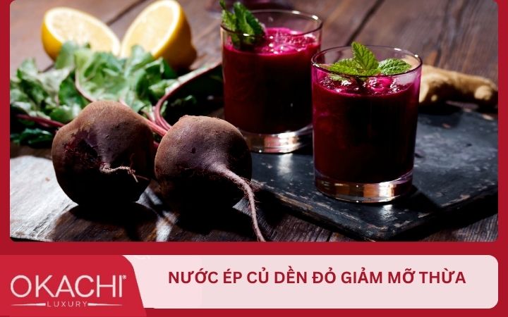 Nước ép củ dền đỏ giảm mỡ thừa