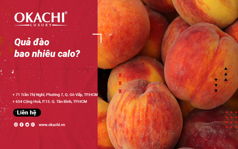 Quả đào bao nhiêu calo theo chuẩn USDA