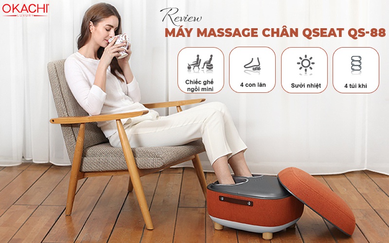 Review máy massage chân QSeat QS-88