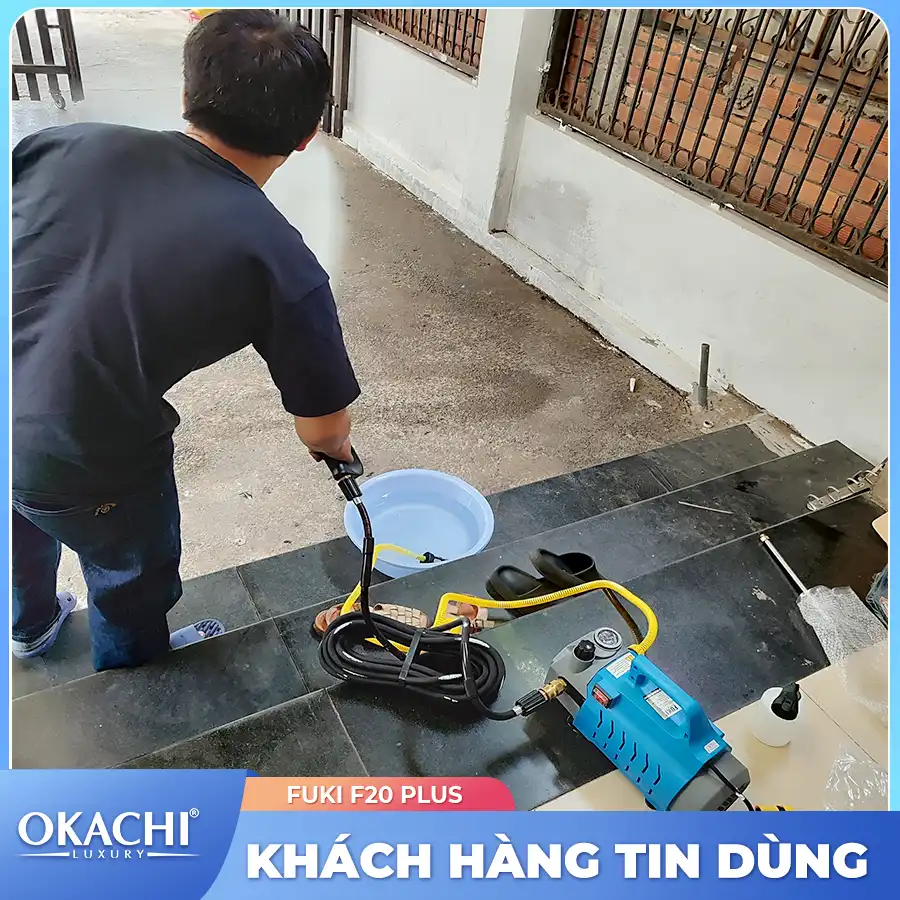 Máy xịt rửa xe cao áp Fuki F20 Plus 2500W (điều chỉnh áp)