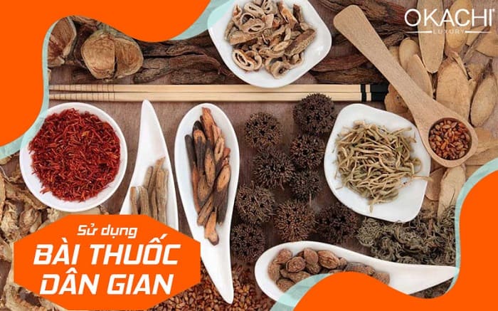 Sử dụng các bài thuốc dân gian