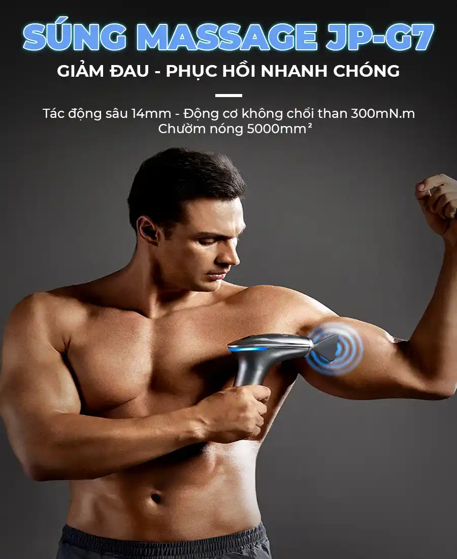 Súng massage cầm tay OKACHI JP-G7