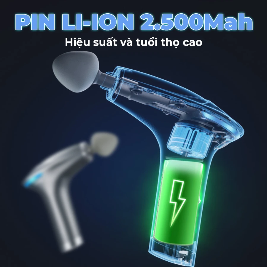 Súng massage cầm tay OKACHI JP-G7