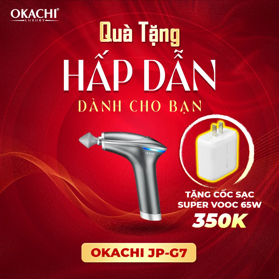 Súng massage cầm tay OKACHI JP-G7