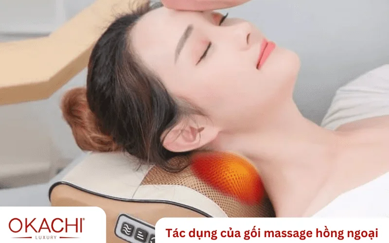 Tác dụng của gối massage hồng ngoại