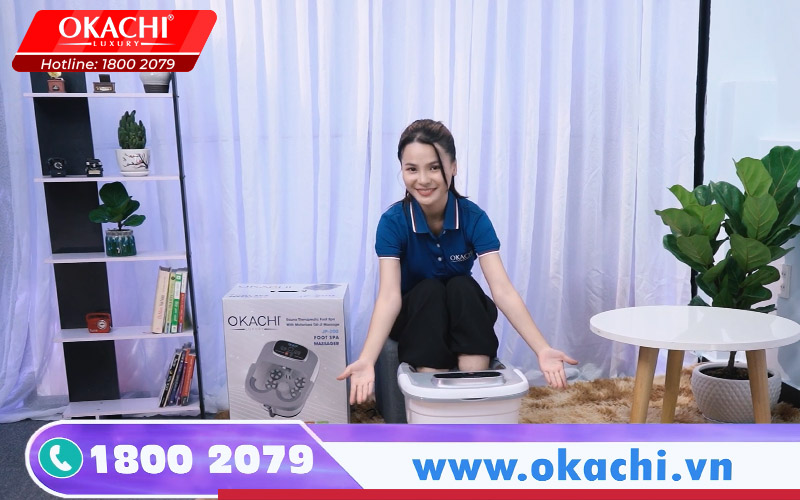 Tại sao nên mua bồn ngâm chân của Okachi tại Bến Tre?