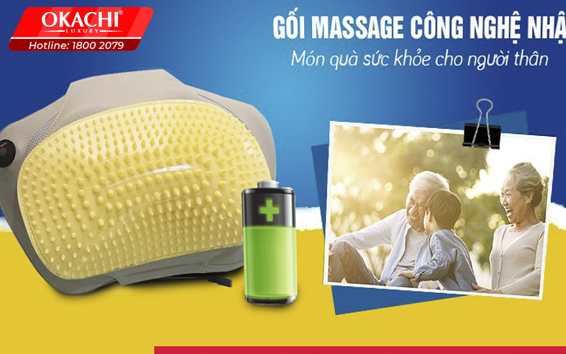 Tại sao nên mua gối massage ở Mỹ Tho Tiền Giang tại Okachi?