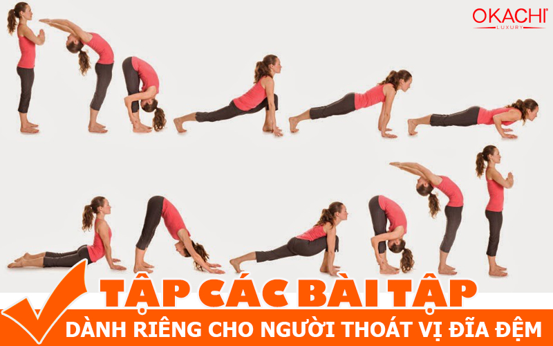 tập các bài tập dành riêng cho người thoát vị đĩa đệm