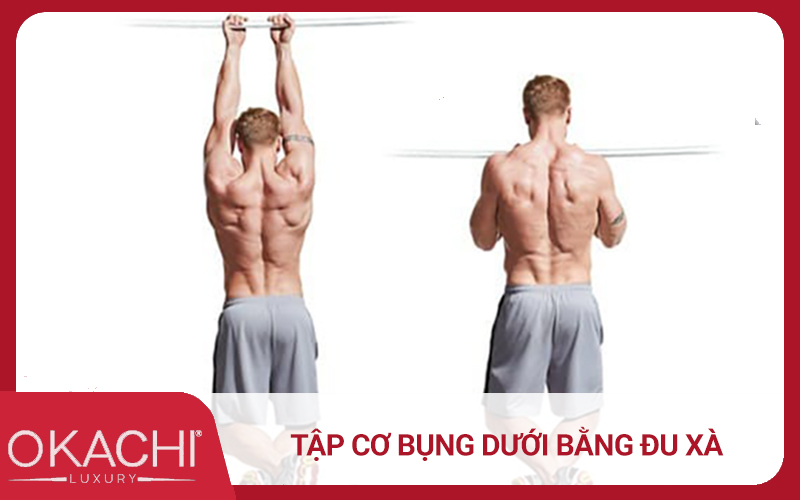 Tập cơ bụng dưới bằng đu xà