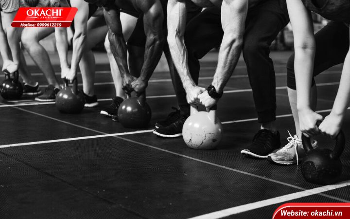 tập crossfit theo nhóm