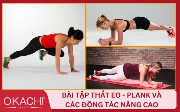 Siết eo với bài tập Plank và các động tác biến thể của Plank