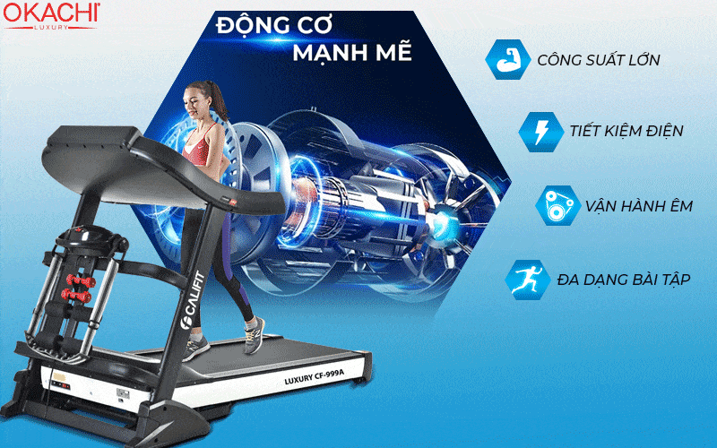 Đi bộ trên máy chạy bộ tại nhà giúp tập luyện mọi thời tiết