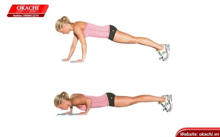 Staggered push up