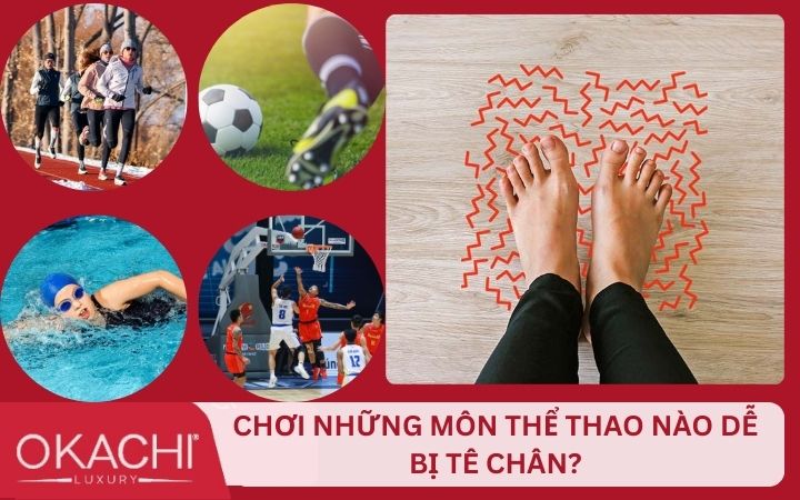 Bị tê chân khi chơi thể thao