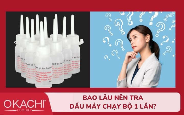 Thời gian tra dầu bôi trơn máy chạy bộ định kỳ
