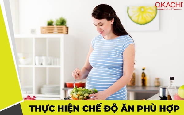Thực hiện chế độ ăn phù hợp