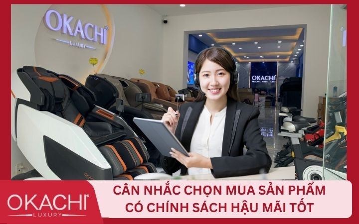 Nên mua máy masasge cổ có chính sách bảo hành dài hạn