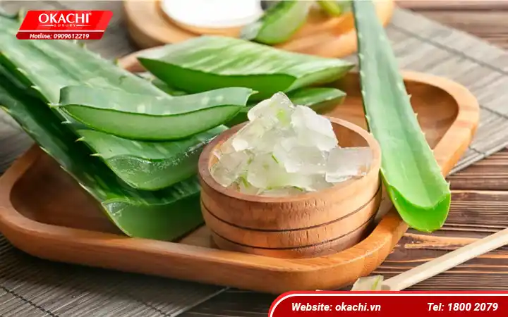 Sử dụng nha đam dưỡng da sau khi bơi