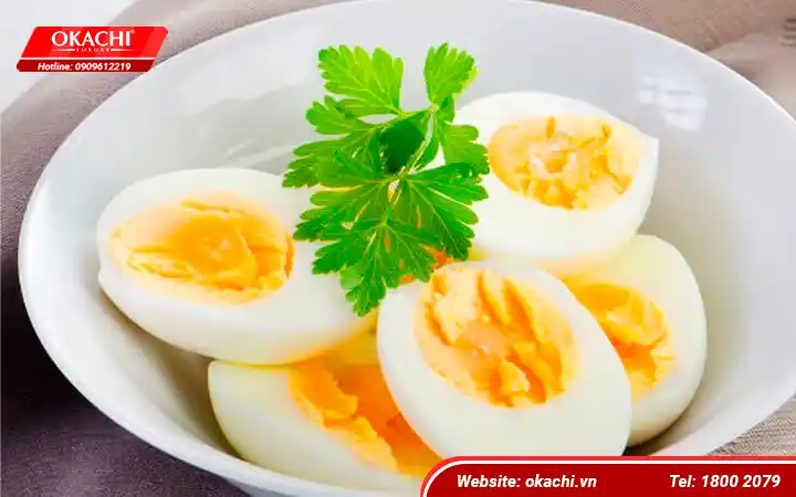 Trứng chế độ ăn tăng cơ hiệu quả 