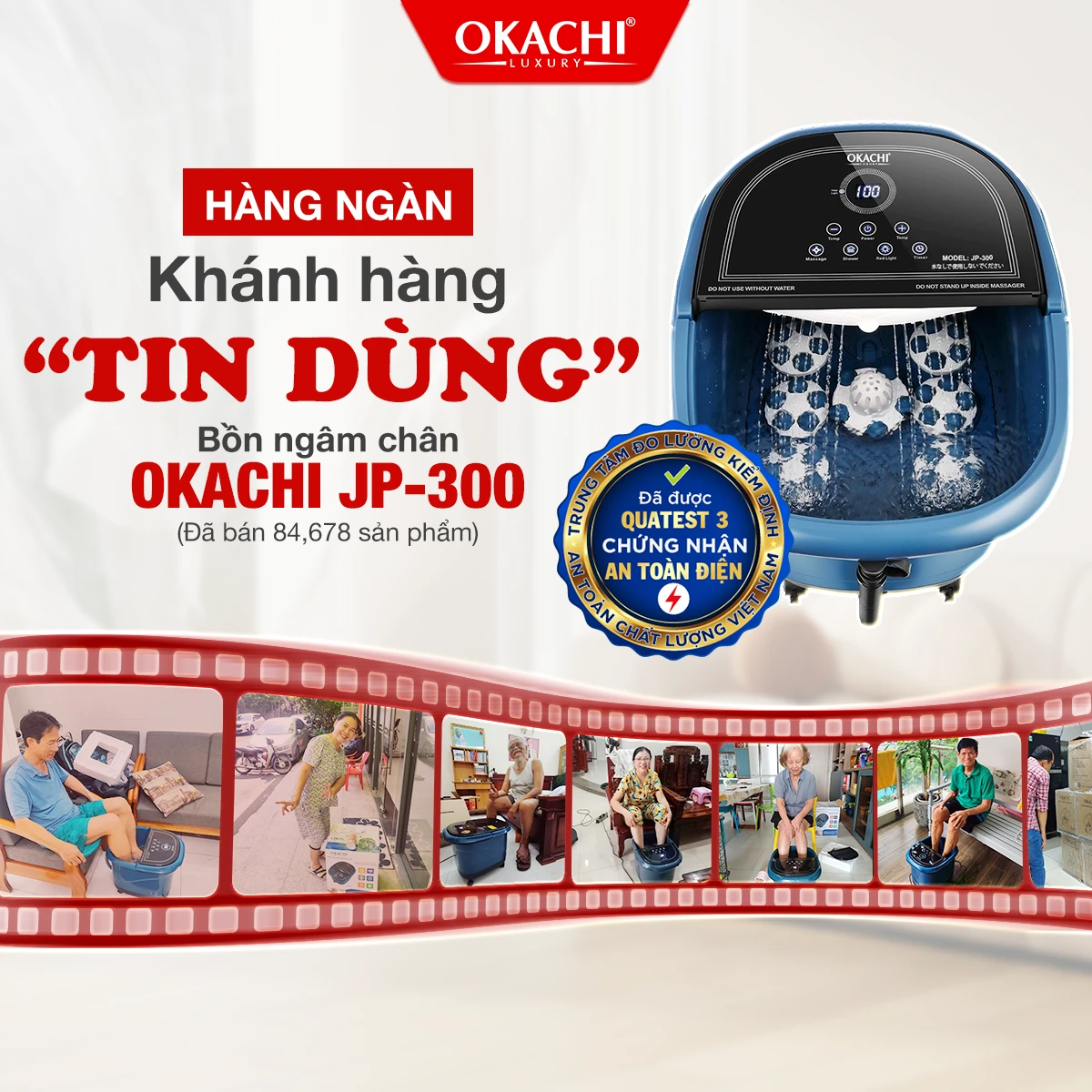 TOP 3 BỒN NGÂM CHÂN NHẬT BẢN OKACHI ĐƯỢC HÀNG TRIỆU KHÁCH HÀNG TIN DÙNG