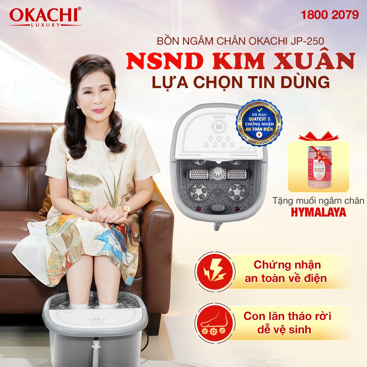 TOP 3 BỒN NGÂM CHÂN NHẬT BẢN OKACHI ĐƯỢC HÀNG TRIỆU KHÁCH HÀNG TIN DÙNG