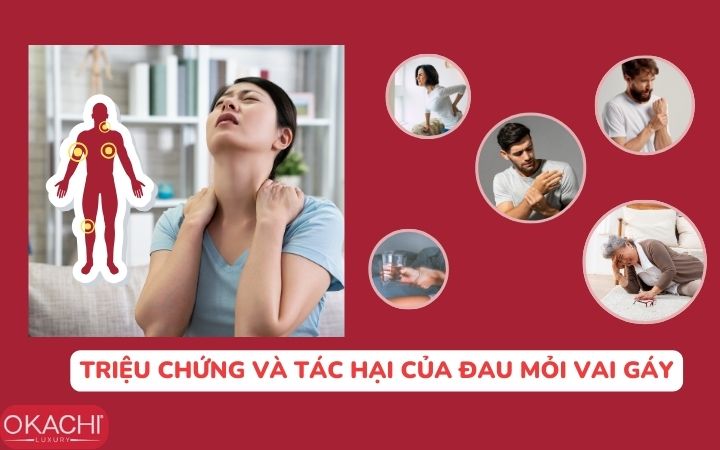 Triệu chứng và tác hại của đau mỏi vai gáy
