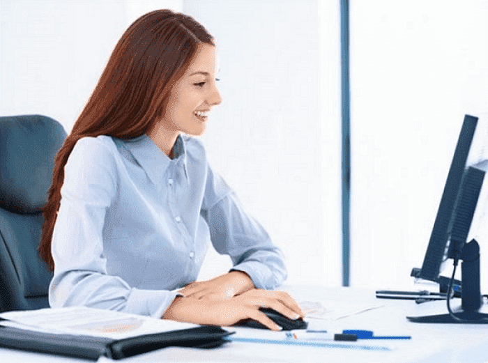Tư thế ngồi làm việc đúng