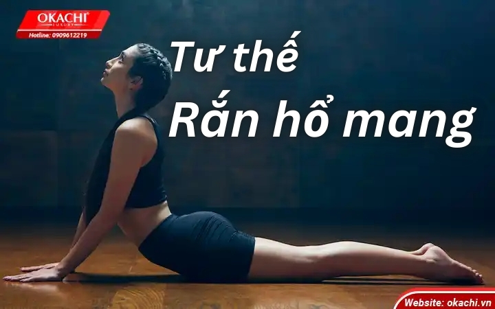 Tư thế Rắn hổ mang Bhujangasana giảm đau lưng