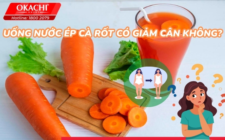 Uống nước ép cà rốt có giảm cân không?