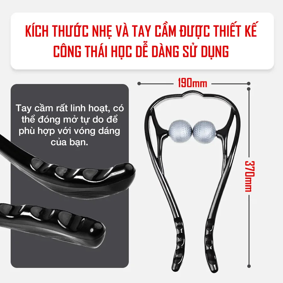 Dụng cụ massage cổ vai gáy OKACHI JP-BX6899