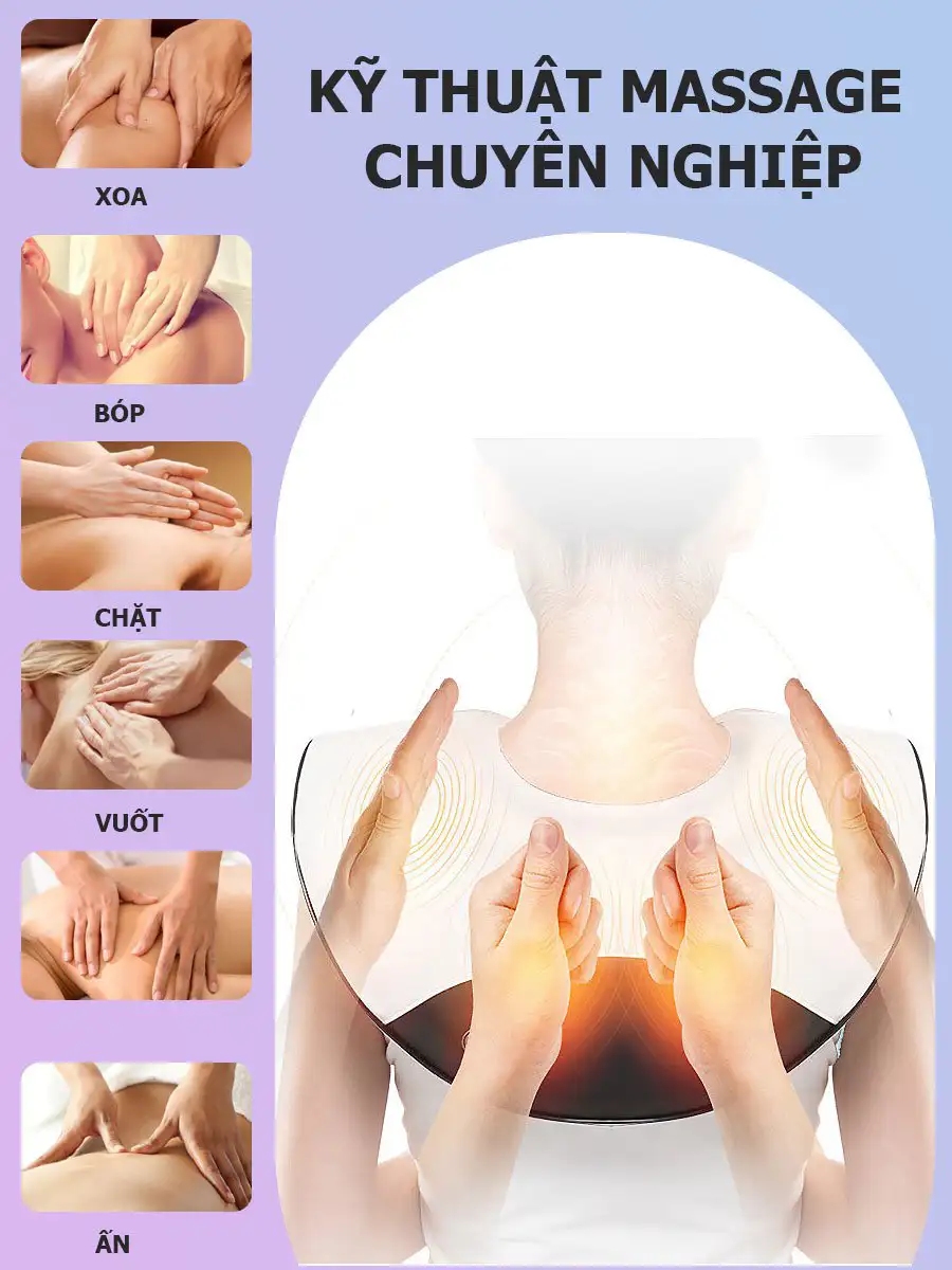 Máy massage đấm vai lưng cổ FUKI JAPAN FK-N86