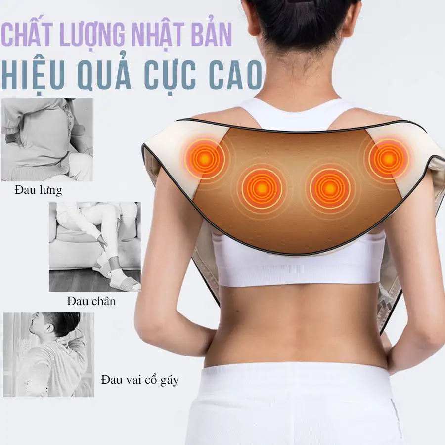 Máy massage đấm vai lưng cổ FUKI JAPAN FK-N86