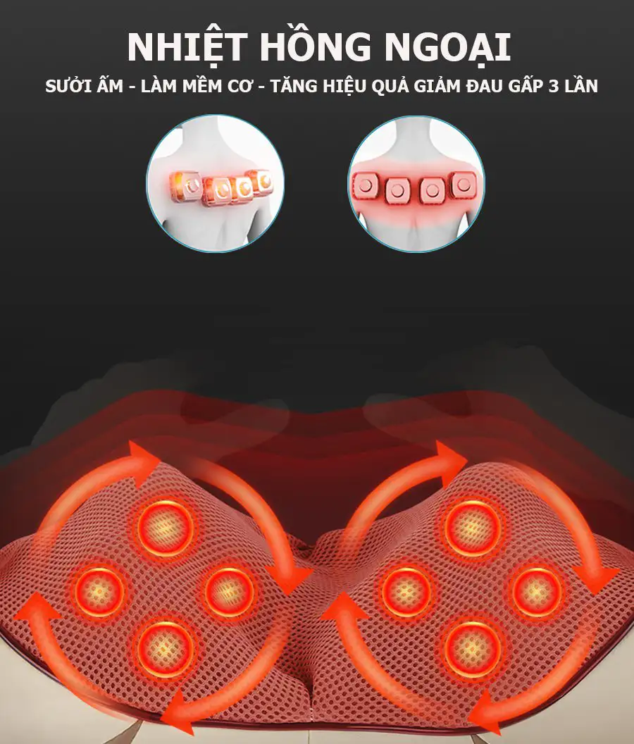 Máy massage đấm vai lưng cổ FUKI JAPAN FK-N86