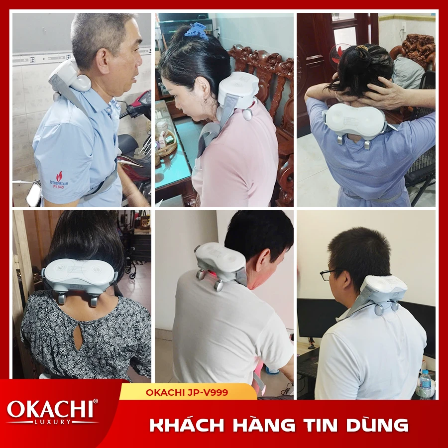 Máy massage cổ vai gáy OKACHI JP-V999 (Cao cấp)4