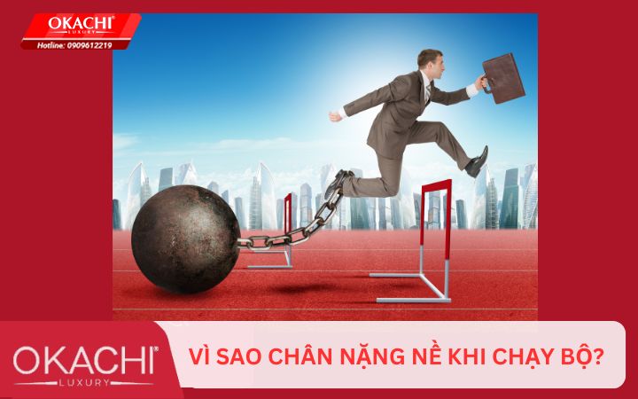 vi sao chan nang ne khi chay