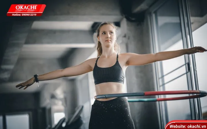 Vòng lắc eo bằng ống thép