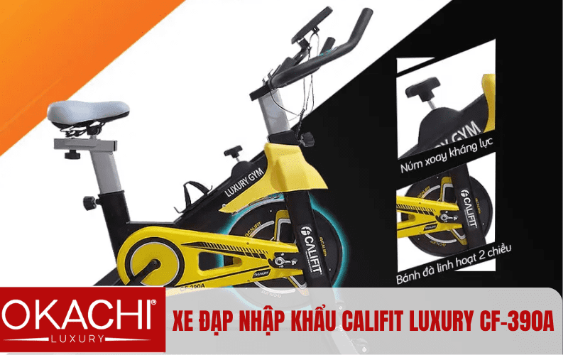  Xe đạp tập thể dục cho người già Califit Luxury CF-390A của Mỹ