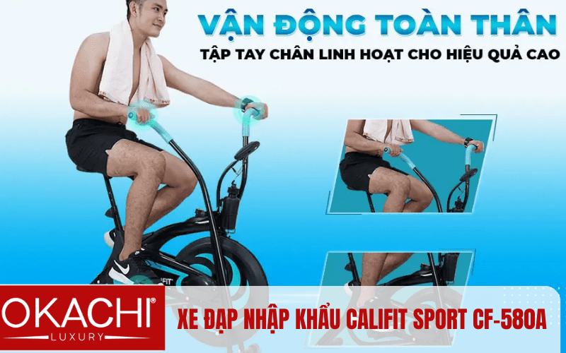 Xe đạp tập thể dục cho người già CALIFIT SPORT CF-580A