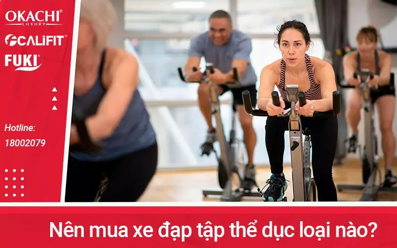 Cac loai mau xe dap tap the duc toan than tai Okachi 