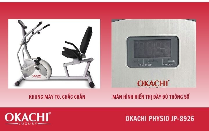 Xe đạp để tập OKACHI PHYSIO JP-8926