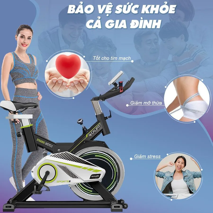 Loi ich cua xe dap tap the duc tai cho