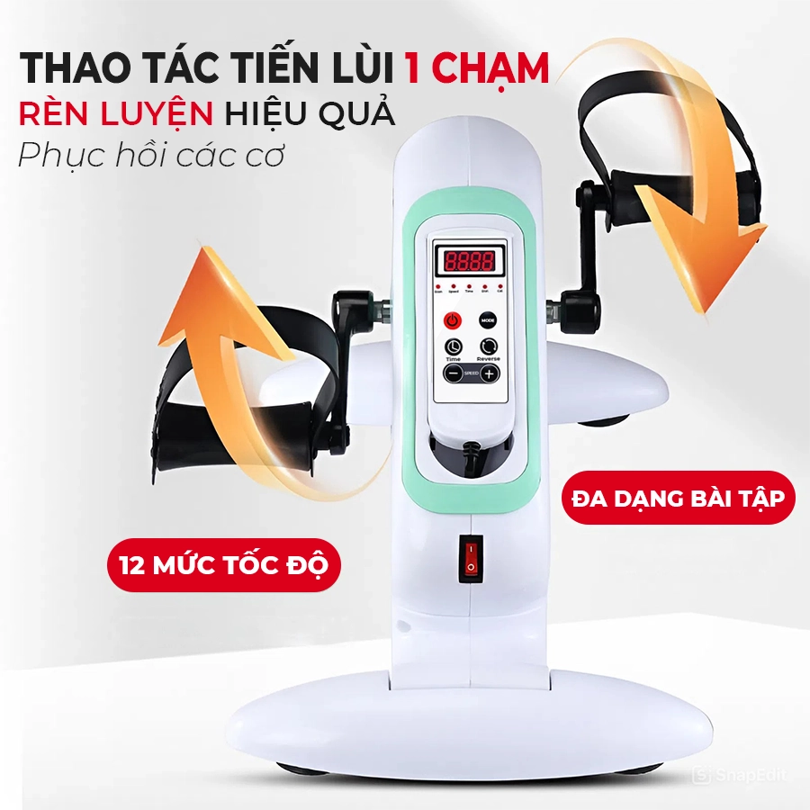 Máy tập xe đạp phục hồi chức năng OKACHI JP-410