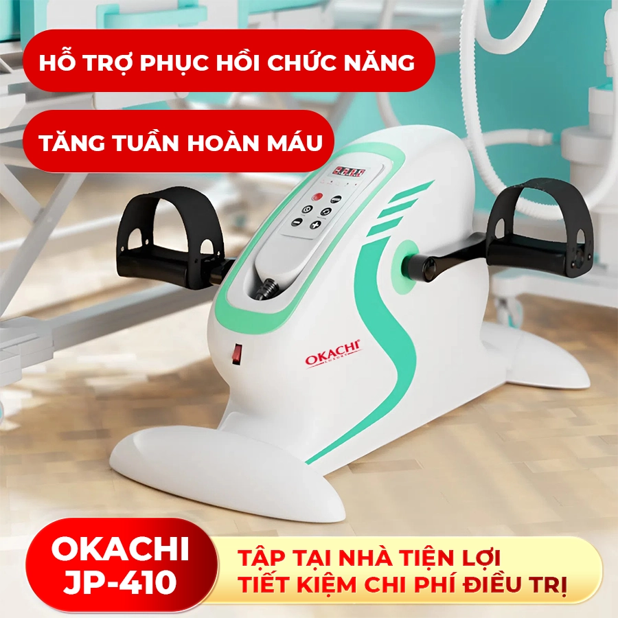 Máy tập xe đạp phục hồi chức năng OKACHI JP-410