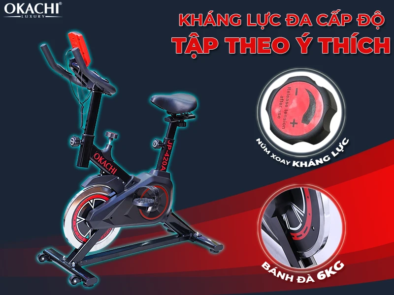 Xe đạp tập thể dục OKACHI JP-420