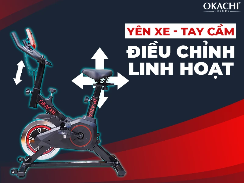 Xe đạp tập thể dục OKACHI JP-420
