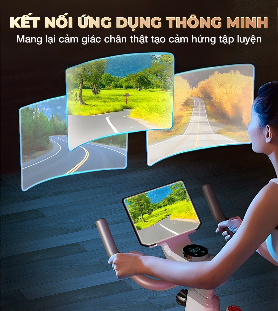 Xe đạp tập thể dục OKACHI JP-599A (Đen)