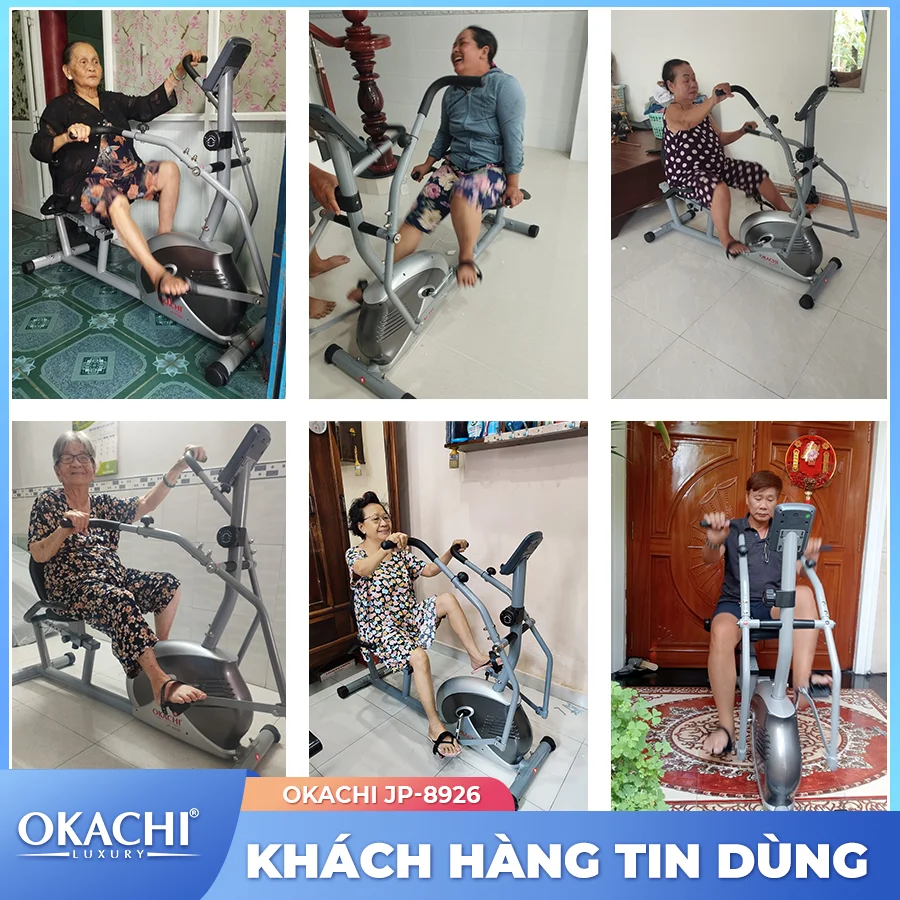 Xe đạp tập thể dục người cao tuổi OKACHI PHYSIO JP-8926