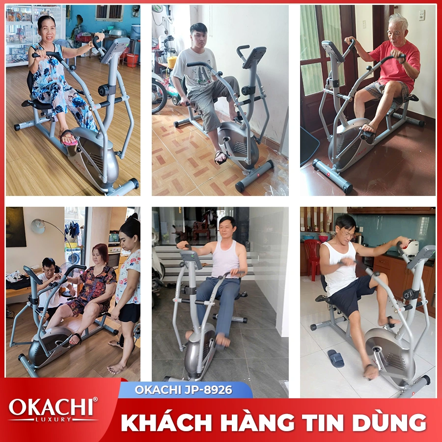 Xe đạp tập thể dục người cao tuổi OKACHI PHYSIO JP-8926